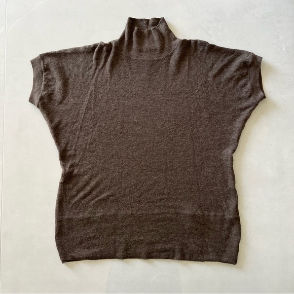 Rick Owen’s Lilies Brown Short Sleeve sweater - Picture 4 of 8